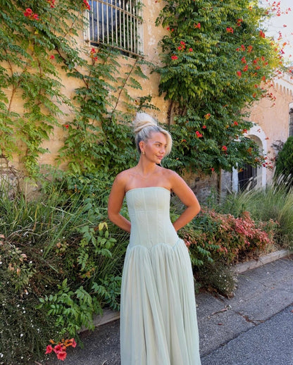 White Fox Magic Muse maxi dress in Mint