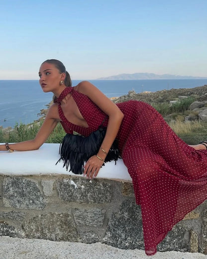 I am Delilah Jasmine maxi dress in Wine