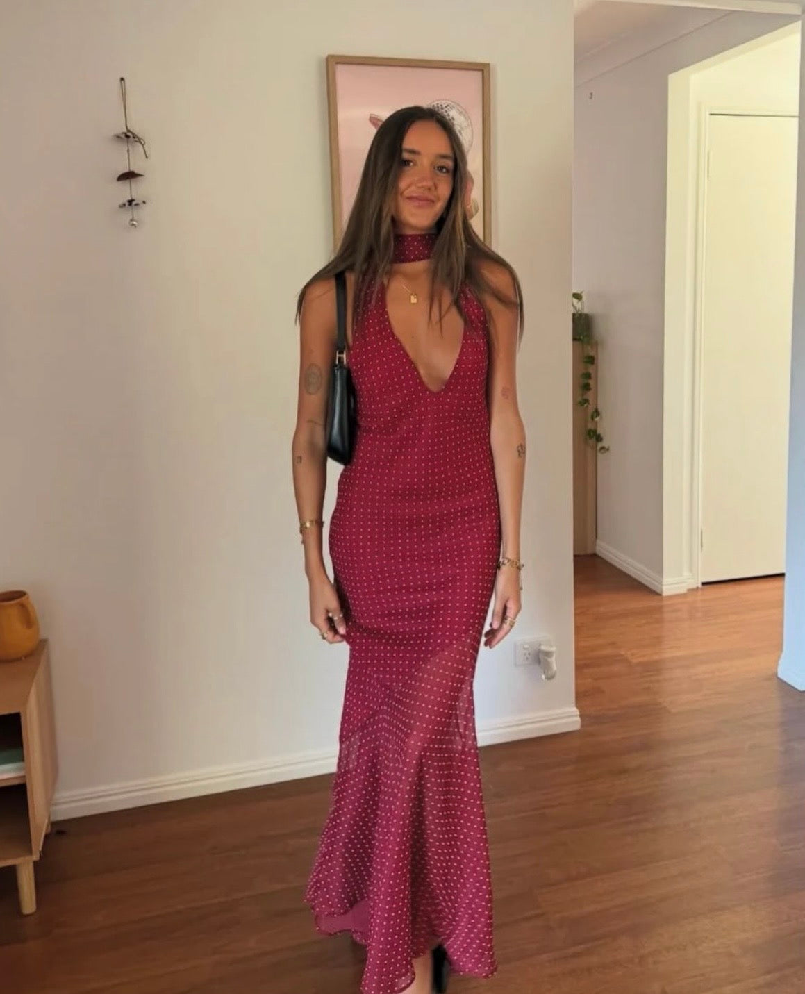 I am Delilah Jasmine maxi dress in Wine