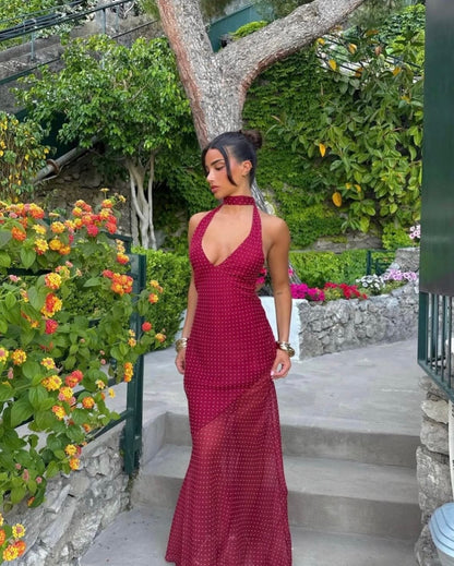 I am Delilah Jasmine maxi dress in Wine