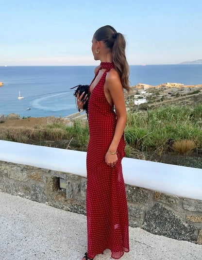 I am Delilah Jasmine maxi dress in Wine