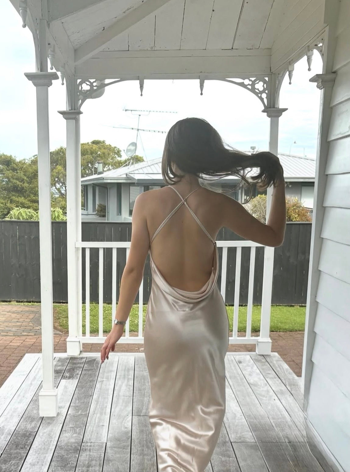 Ruby Silk Dress