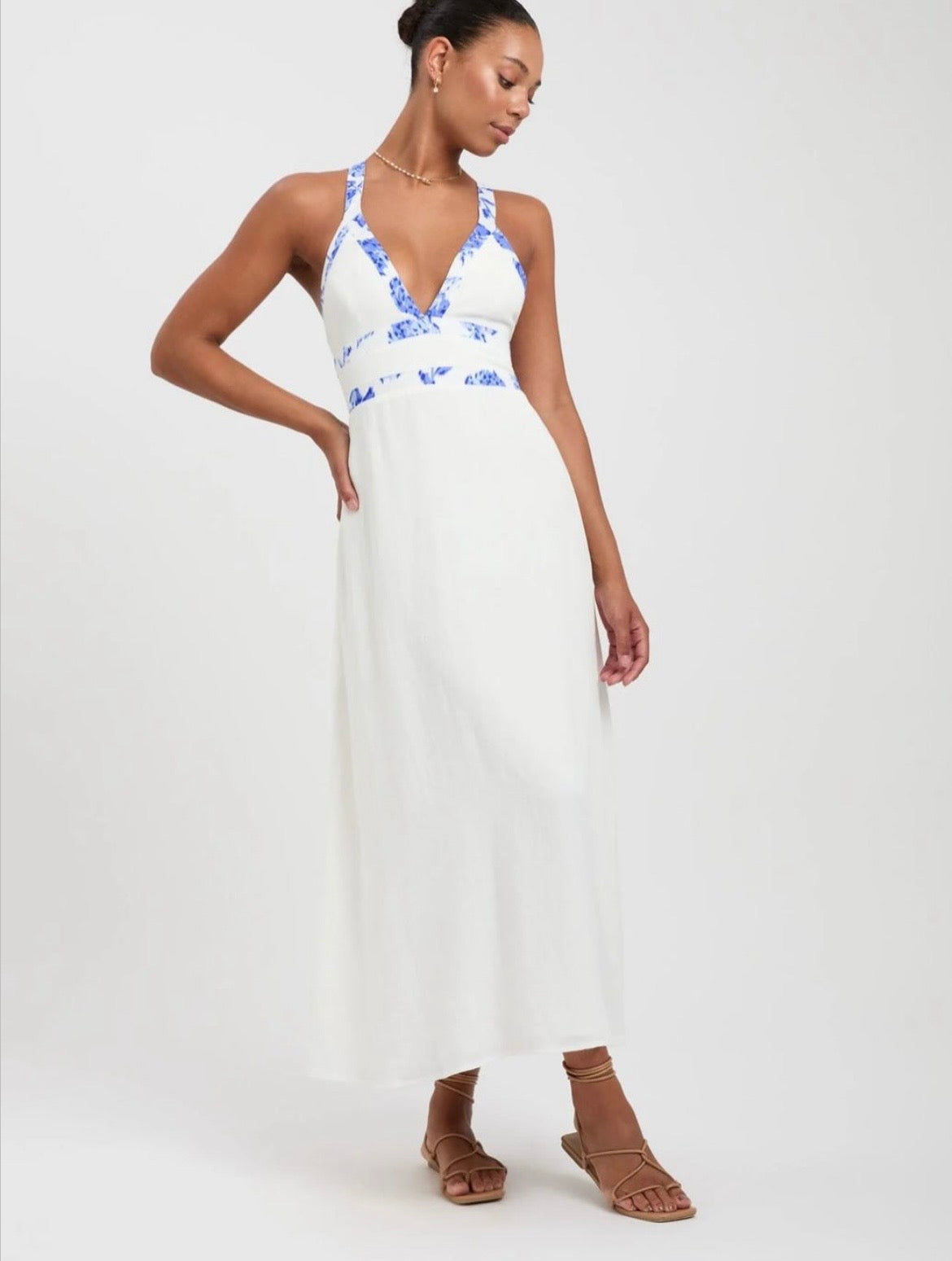 Kookai Hayman Contrast Maxi Dress